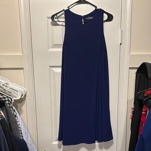 Ralph Lauren Navy Blue Sleeveless Dress